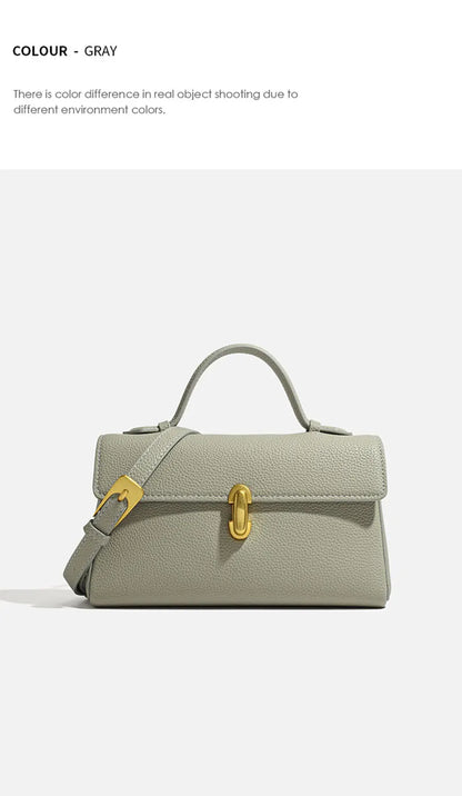 2025 New Women's Bag High Quality Genuine Leather Women Shoulder Bag Fashion Crossbody Square Bags Female Handbags