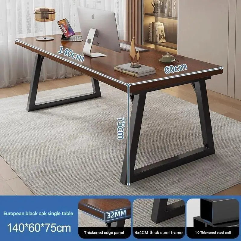 32mm Thickness 100/120/140/160cm Office Computer Desks Study Table Gaming Room Desk Furniture for Home And Office Settings