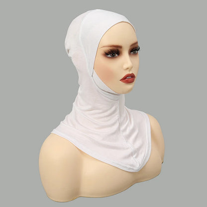 Muslim Inner Cap Hijab For Women Solid Underscarf Hijab Undercap Scarf Turban Hat Islamic Muslim Hijabs Ready To Wear Headcover