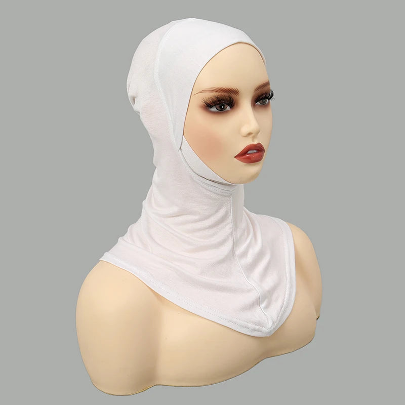 Muslim Inner Cap Hijab For Women Solid Underscarf Hijab Undercap Scarf Turban Hat Islamic Muslim Hijabs Ready To Wear Headcover