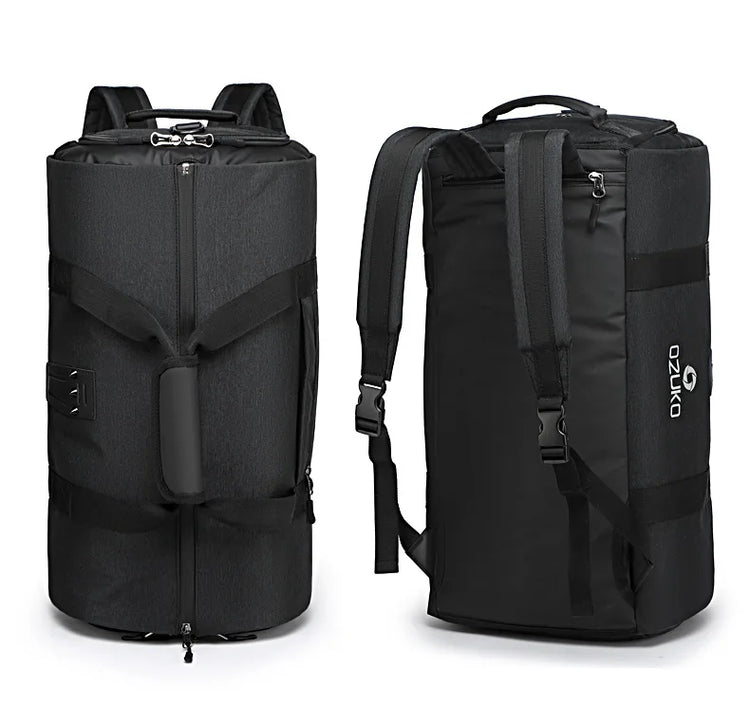 OZUKO Garment Bag Multifunction Men Suit Storage Large Capacity Luggage Handbag Male Waterproof Travel Duffel Bag Shoes Pocket