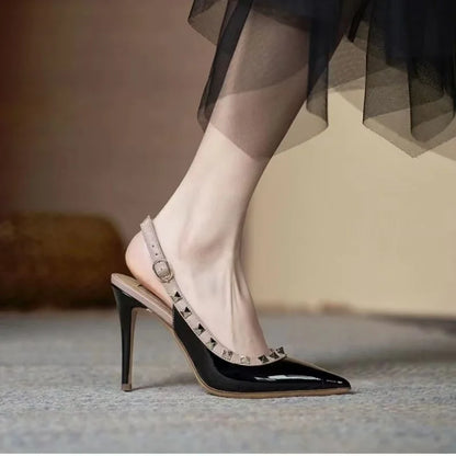 Summer Elegant Pointed Sexy Party Buckle High-heeled Sandals 2026 Fashionable best Selling New Comfortable Women's Shoes