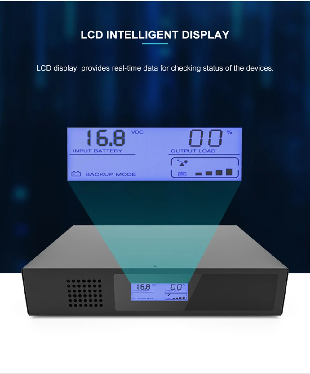 17600mAh Li-ion Battery SKE Mini DC UPS 60W POE UPS Portable Uninterrupted Power Adapter 10*Output DC POE Ports For Wifi Router