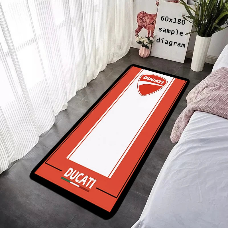 House Entrance Doormat Hallway Carpet Motorcycle Living Room Rugs D-Ducati Foot Carpets Bath Rug Floor Mats Non-slip Home Decor