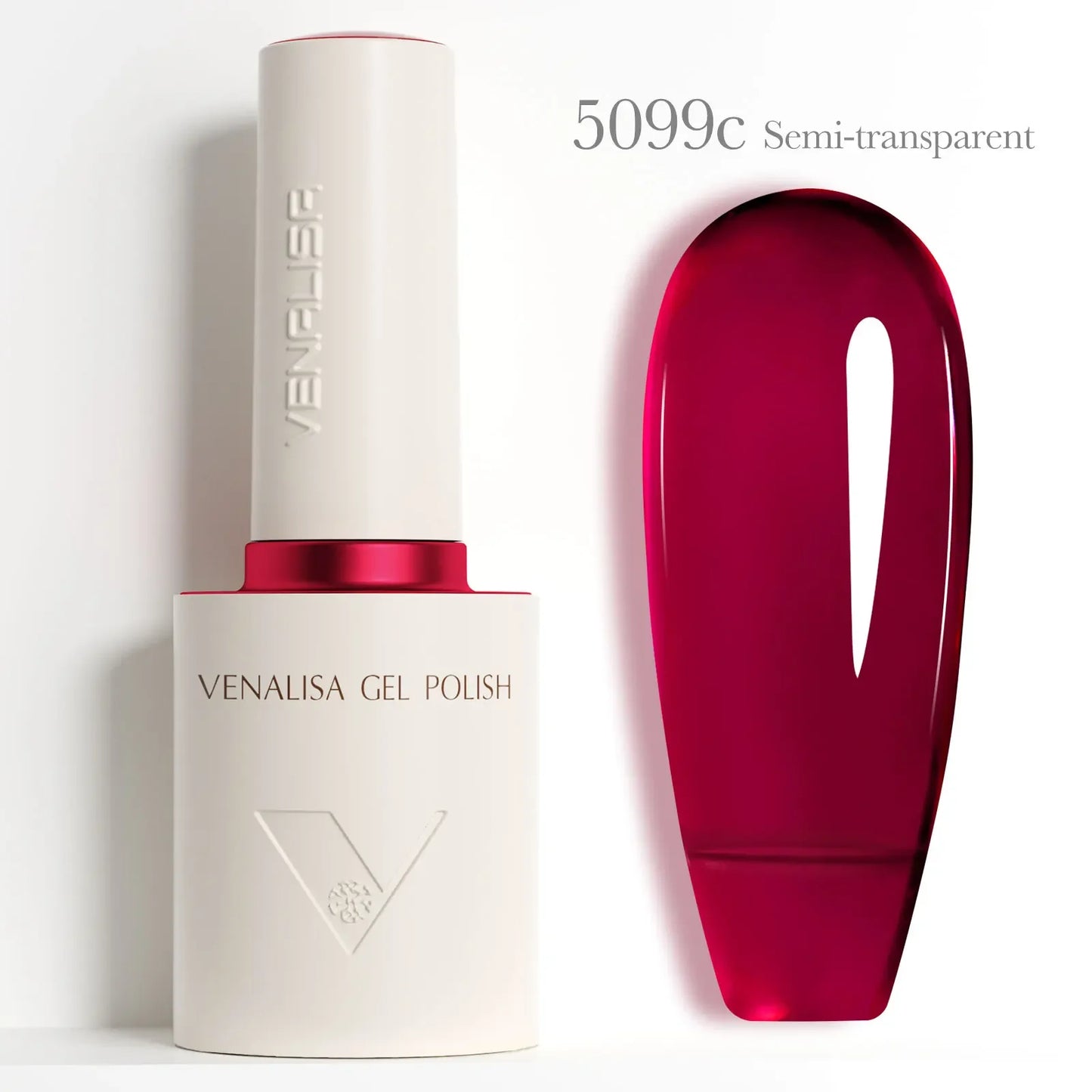 Venalisa 10ml HEMA TPO Free Red Cat Eye Gel Polish Soak Off UV LED Magnetic Nail Polish Diamond Top Long Wear Gel Varnish