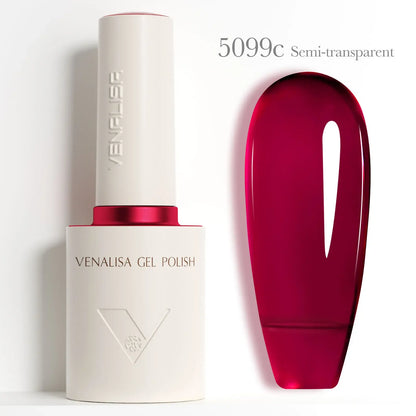 Venalisa 10ml HEMA TPO Free Red Cat Eye Gel Polish Soak Off UV LED Magnetic Nail Polish Diamond Top Long Wear Gel Varnish