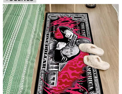 Bedroom Carpet Non-slip Dirt-resistant Wear-resistant Floor Mat US Dollar Bedside Rugs Long Home Decoration Mats Alfombra 침실 카펫