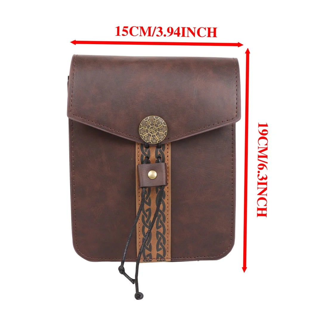 Medieval Belt Pouches - Renaissance Belt Pouch Coin Purse Skirt Hike Set - Medieval Pirate Costume Halloween Cosplay Belt