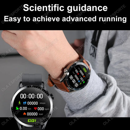 2025 New Smart Watch Men Women GPS 1.36'' AMOLED Touch Screen Smartwatch Heat Rate Monitor BT Call Sport Smart Watches Men Women