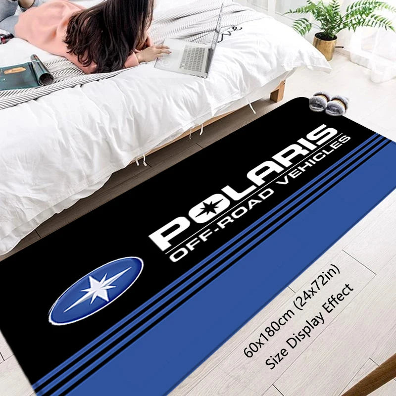 Entrance Doormat Balcony Rugs Living Room Carpet Polaris Motorcycle Foot Mats Bath Rug Floor Mat Ideal Gift Non-slip Home Decor