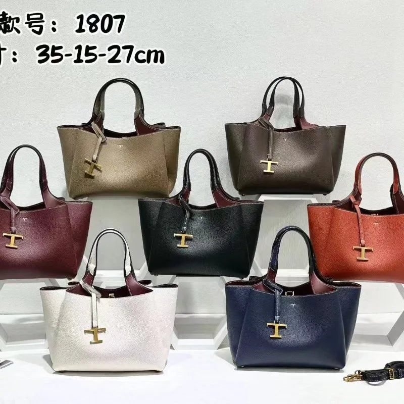 Elegant Shoulder Bag Handbags For Ladies Made Of Premium Leather - Famous Designer Luxury Brand Collection