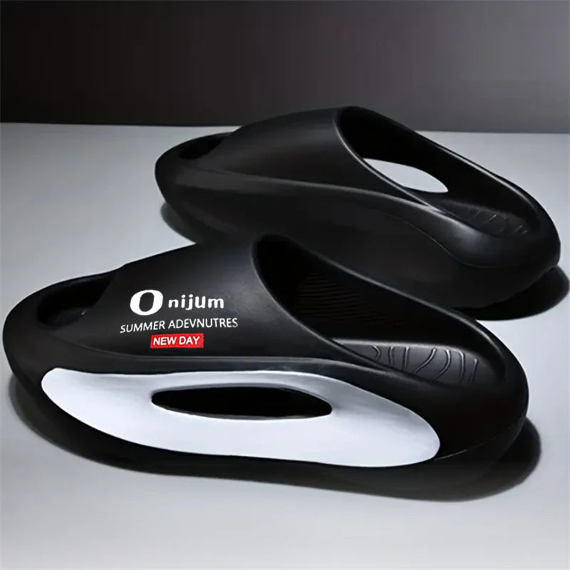 Men's Slippers EVA Non-slip Slides Fashion Slippers Comfortable Men's Slides Summer Sandals Home Indoor Shoes Big size