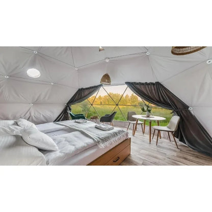 Premium Geodesic Dome Tent for Eco Resort Glamping Farm Stay Outdoor Accommodation Investment Project Business Solution Kit