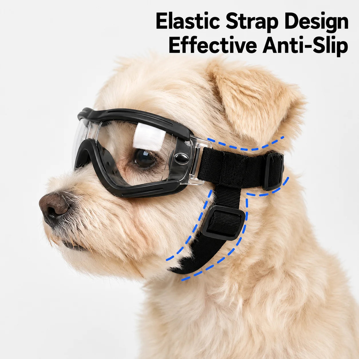 These Pet Dog Sunglasses Can Block Ultraviolet Rays, and the Dog Goggles Are Windproof and Dustproof.