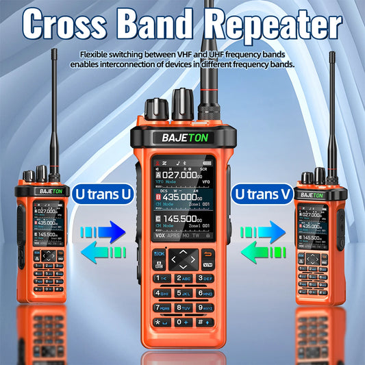 BAJETON BJ-9000 Walkie Talkie Bluetooth Programming GPS APRS 10W CB/SSB/HF Wireless Copy Frequency For RT-950PRO RT-950 Radio