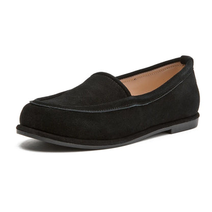 Winter Shoes Women's 2026 New Wool One-piece Women's Loafers Low Heel Fashion Casual One-Foot Slip-on Warm Ladies Shoes