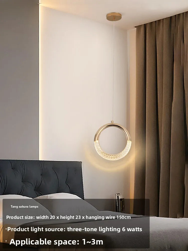 LED nordic lamps Modern Crystal Chandeliers lustre Bedroom Study Dining Room lights home decoration Pendant Lamp bedside lamp