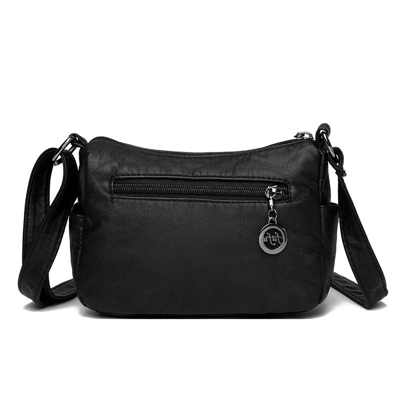 Women Bag High Quality Woman's Soft PU Leather Shoulder Bags Multi-Layer Classic Crossbody Bag Luxury Designer Handbag and Purse
