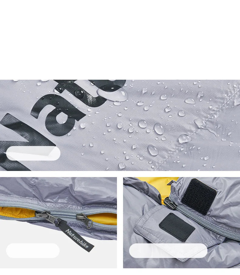 Naturehike Camping Sleeping Bag CW400 CW700 CW1000 Duck Down Sleeping Bags Ultralight Outdoor Hiking Waterproof Sleeping Bags