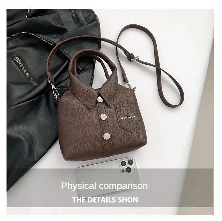 PU Square Compact Shoulder and Crossbody Bags Zipper Unique Design High Quality Hand Bags for Women 2026 Designer Style Bolso