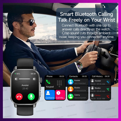 2026 Original Women Health Accurate Diagnosis Smart Watch ECG+HRV BP Blood Oxygen Uric Acid Heart Rate Bluetooth Call Smartwatch
