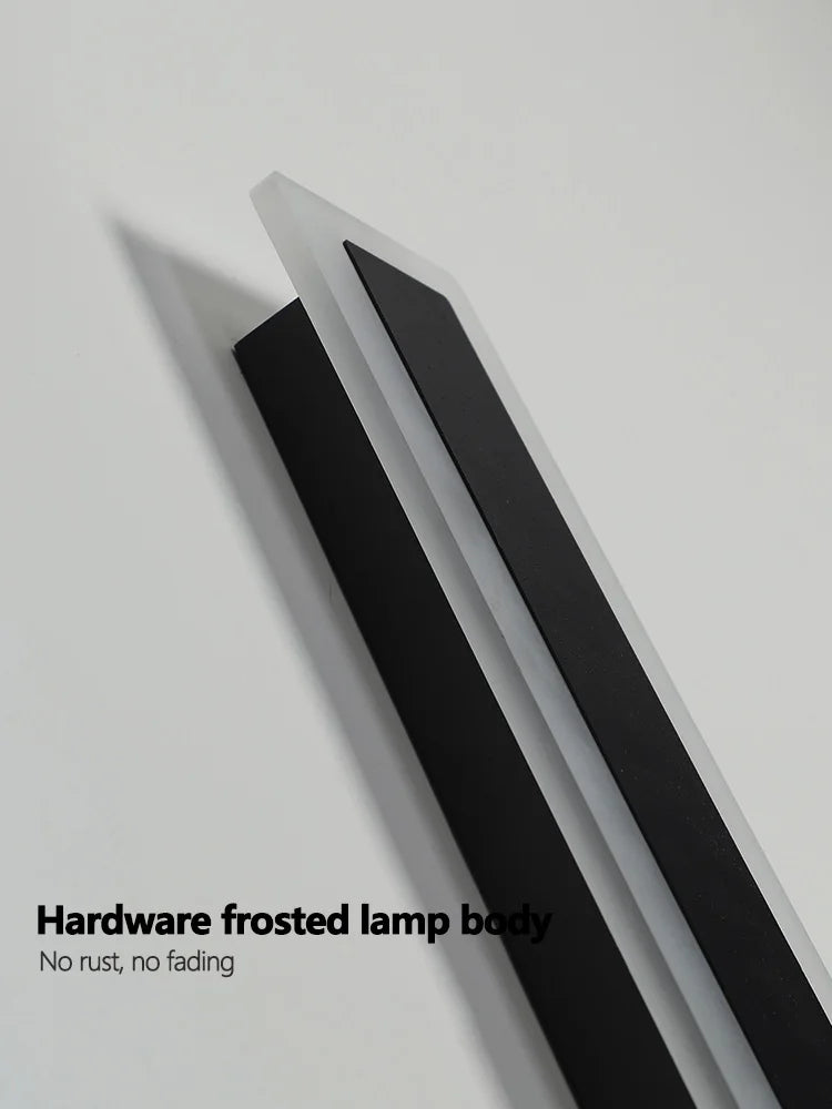 Modern Waterproof outdoor Long Strip LED wall lamps IP65 Iron Wall Light Garden porch Sconce Lights 110V 220V wall washer