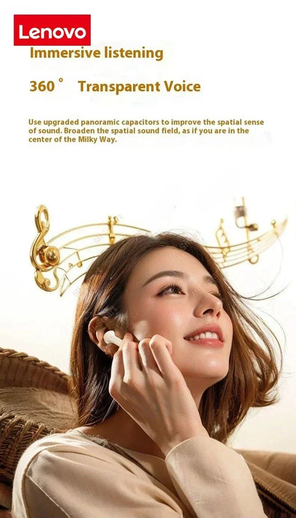 Lenovo Mini Pro 5s Earphones Wireless Bluetooth Earbuds Long-Last Noise Cancellation Headphones Extended Battery Life With Mic