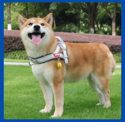Dog Harness No Pull Saddle-Style Small Medium Dogs Walking No Choke Bichon Outdoor Safety Reflective Vest Pet Chest Harness