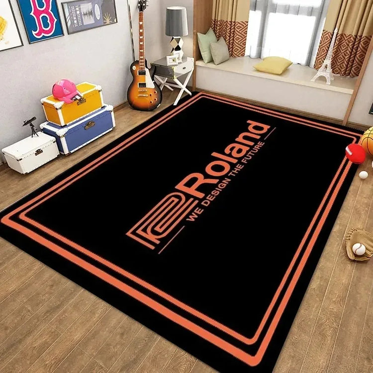 Exquisite Roland Carpet Soundproof Drum Rugs Blanket Bass Drums Snare Electronic Jazz Musical Floor Mat Vintage Sound Absorbing