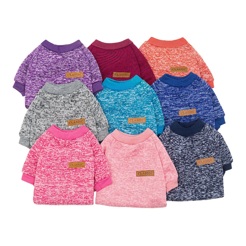 Winter Dog Clothes for Small Dogs Warm Dogs Chihuahua Coat Schnauzer Pug Clothing Sweatshirts Casual Dog Cat Clothing Pet Access