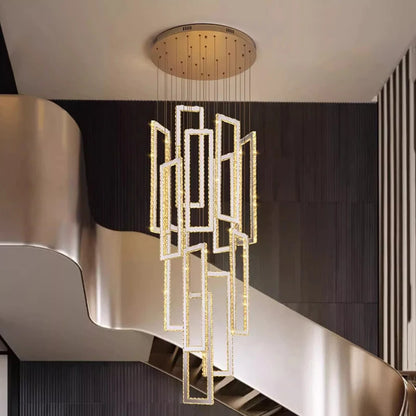 Modern home decoration salon lamps for living room smart crystal Pendant lights dining room indoor lighting