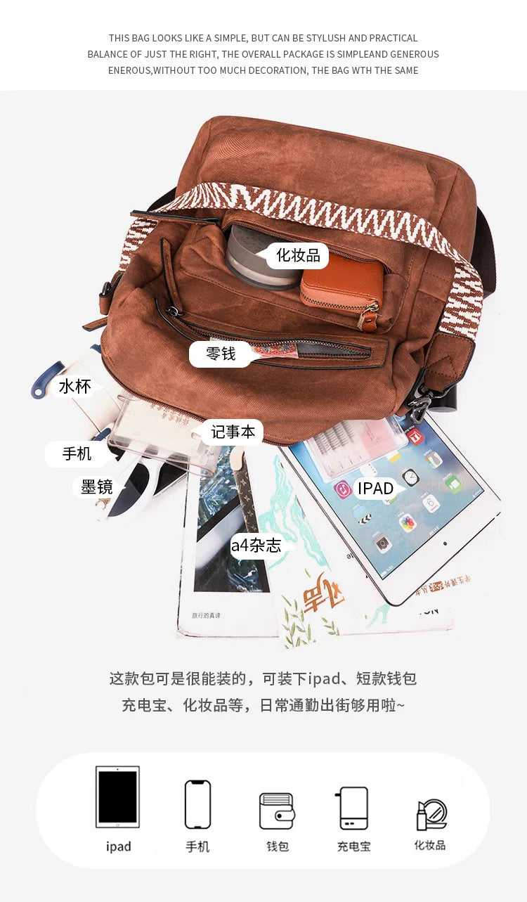 Trendy Women's Backpack Soft Leather Versatile Shoulder Crossbody Bag Large Capacity Travel Backpack Designer Luxury Storage Bag