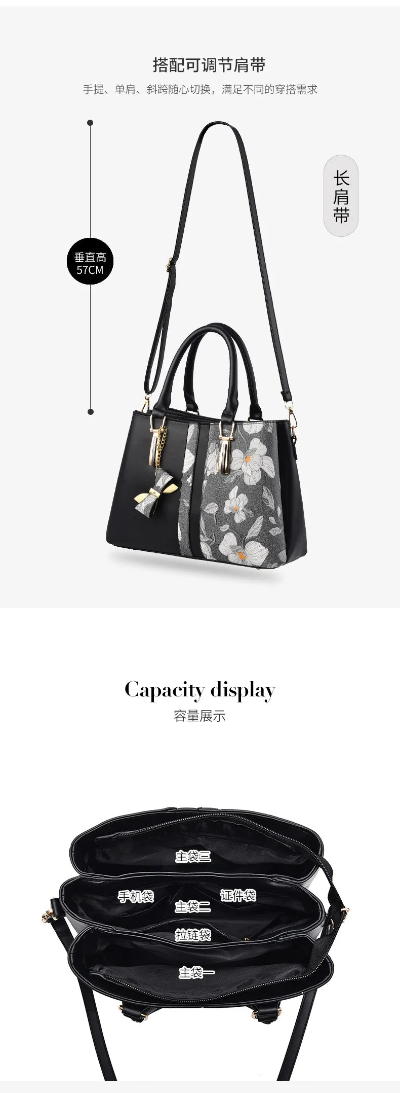 Luxury Brand Designer Women'S Handbag Large Capacity Casual Shoulder Bag Fashionable Crossbody Bag Classic Commuting Tote Bag