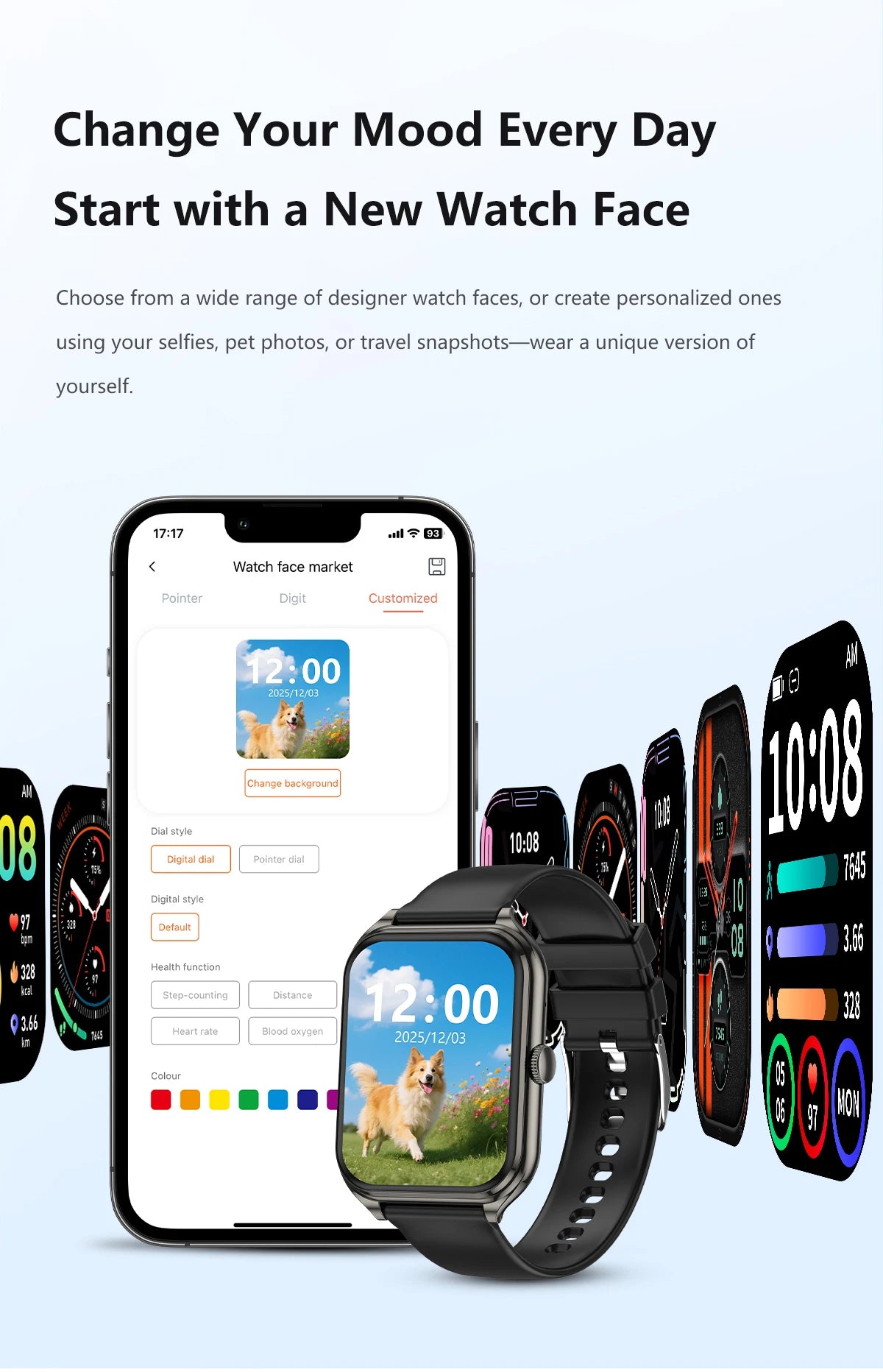 2026 new ultra-thin outdoor sports smartwatch, wirelesscommunication,suitable for men's and women'ssports,stepcounting,best gift
