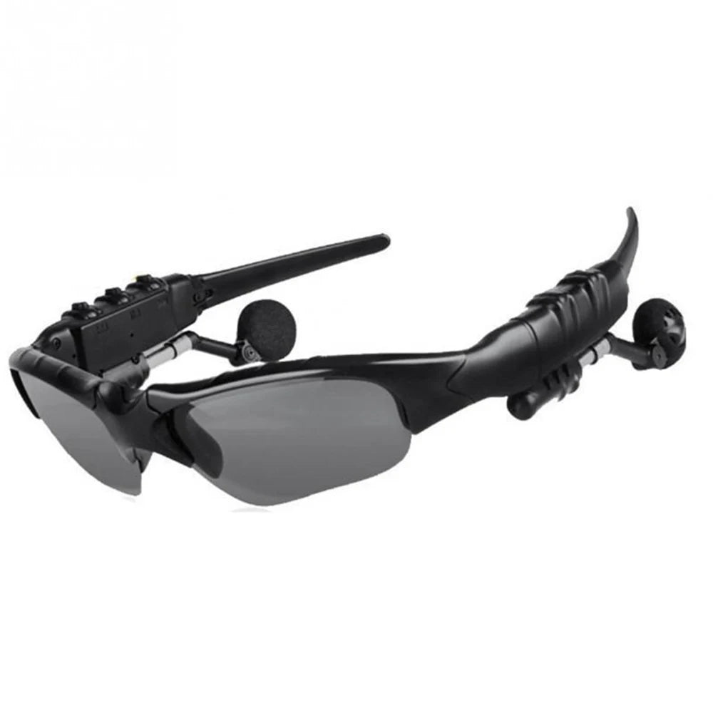 Stereo Earphones Wireless Headset with Mic Polarized Glasses Sunglasses for Driving Cycling Sports Noise Reduction Headphones