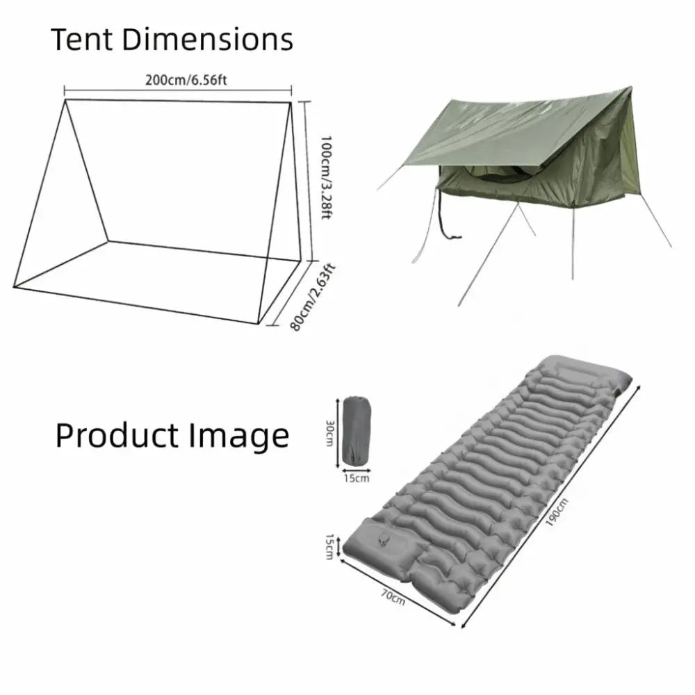 200x80cm Mosquito Net Hammock Sunshade Canopy Rainproof Outdoor Camping Shelter with Mosquito Net Portable Swing Hammock