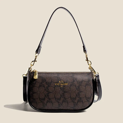 High-End Women's Underarm Shoulder Bag Classic Vintage Ladies Crossbody Handbag Elegant Designer Leather Messenger Bag For Women