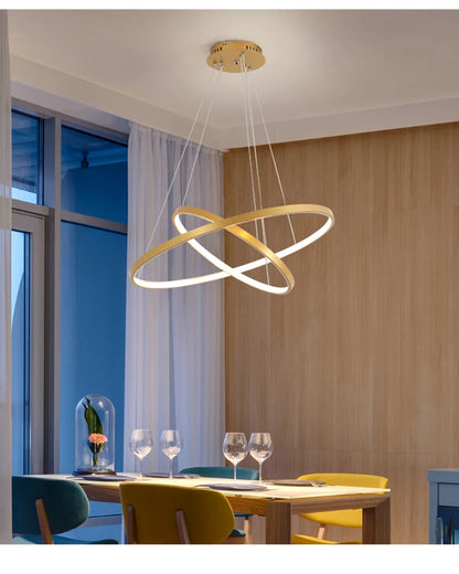 Modern Led Ceiling Chandelier Villa Living Room Bedroom Dining Room Iron Chandelier Home Interior Lighting Decorative Lights