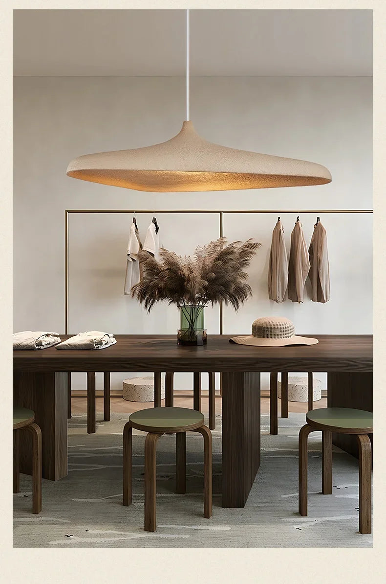 Japanese Wabi Sabi Style Led Pendant Lights Living Dining Room E27 Ceiling Chandelier Home Decor Bedroom Hanging Lamp Luminarias