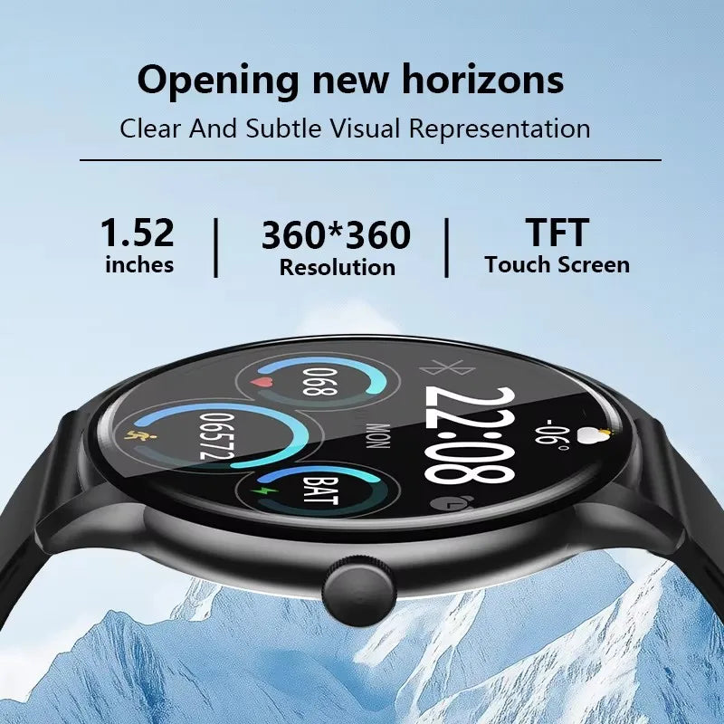 2025 New Smart Watch Heart Rate Sleep Health Monitor Bluetooth Talk Ladies Sport Smart Watch for Android IOS