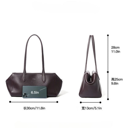 Cow Genuine Leather Underarm Bags Female Fashion Women's Bag Top-grain Leather Shoulder Handbag Ladies Luxury Designer Handbags