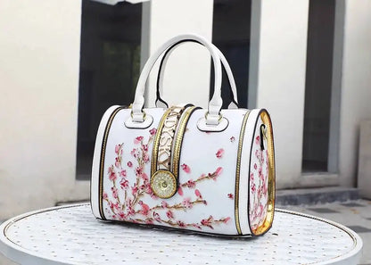 2026 Ladies Hand Bag Classic Geometric Pattern Large-capacity Pillow Handbags Women's Totes Microfiber Messenger Shoulder Bag