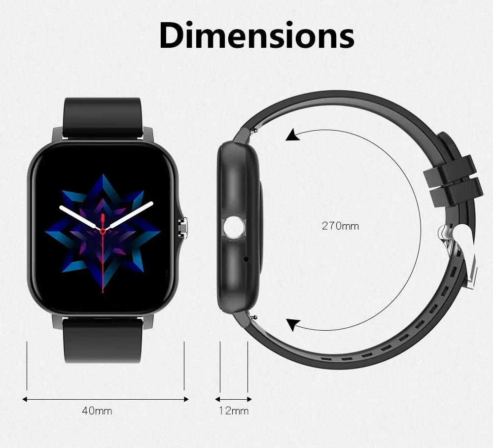 Lenovo 1.83 Waterproof Sport Smart Watch Fitness Tracker Wireless Call Health Monitor Clock Smartwatch for Men Women iOS Android