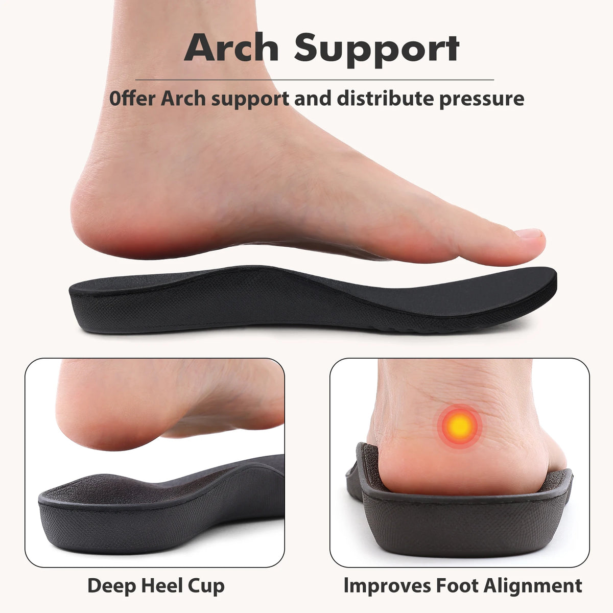 Kimdi Women's Orthopedic Slippers Winter Fur House Slippers Indoor Warm Open Toe Shoes with Arch Support Outdoor Antiskid Shoes