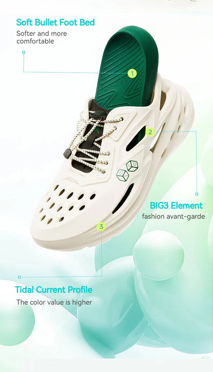 361 Degrees BIG3 Men'S Women's Sports Slippers Summer Outdoor Non-Slip Detachable Beach Casual Sandals And Slippers 672426717