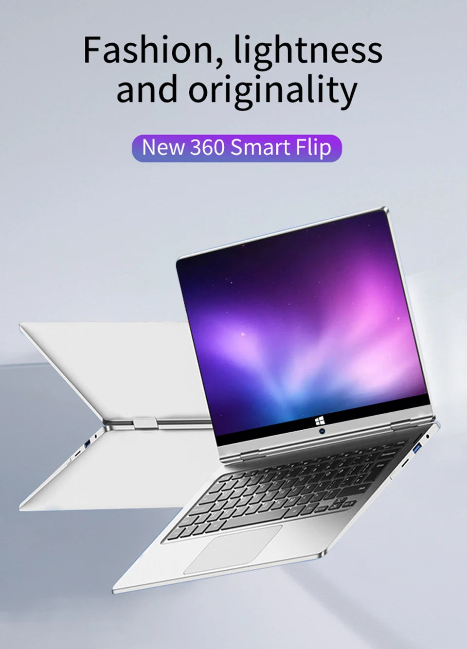 Portable 2 in 1 Touch Screen Notebook Intel i7-8500Y Windows 11 Tablet PC Computer 8GB RAM 1TB SSD 360° Flip 11.6" Study Laptop