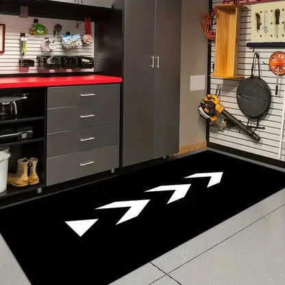 VIKAMA Motorcycle Carpet Garage Mat Oil Resistant And Wear-Resistant Motorcycle Display Mat Corridor Bedroom Carpet Home Decor