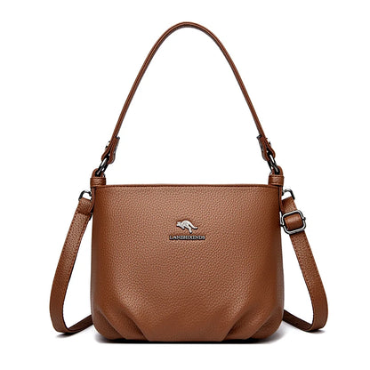 Luxury Shoulder Bags for Women 2026 New Designer Soft Leather Crossbody Bags Casual Messenger Sac Women Bag Purses and Hangbags
