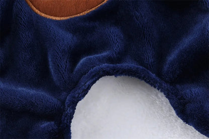 Autumn Winter Pet Dog Soft Fleece Clothes Warm Jumpsuit Coat for Small Medium Large Dog Cat Puppy Jacket Sweater with Leash Ring