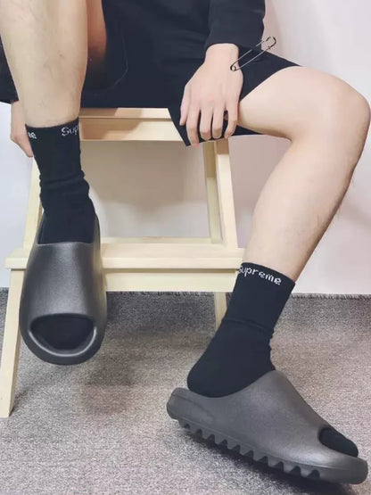 Coconut Slippers Feel like Stepping on Shit Thick-soled Sandals Summer New Non-slip Wearing Sandals